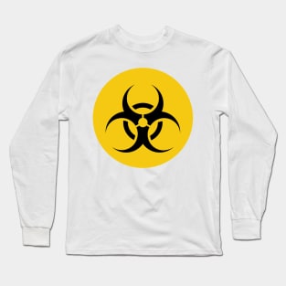 Biohazard Symbol Long Sleeve T-Shirt